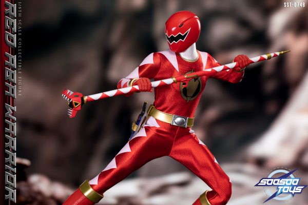 Pre order! Soosootoys SST074B Dino Thunder aba red ranger 1/6 power rangers