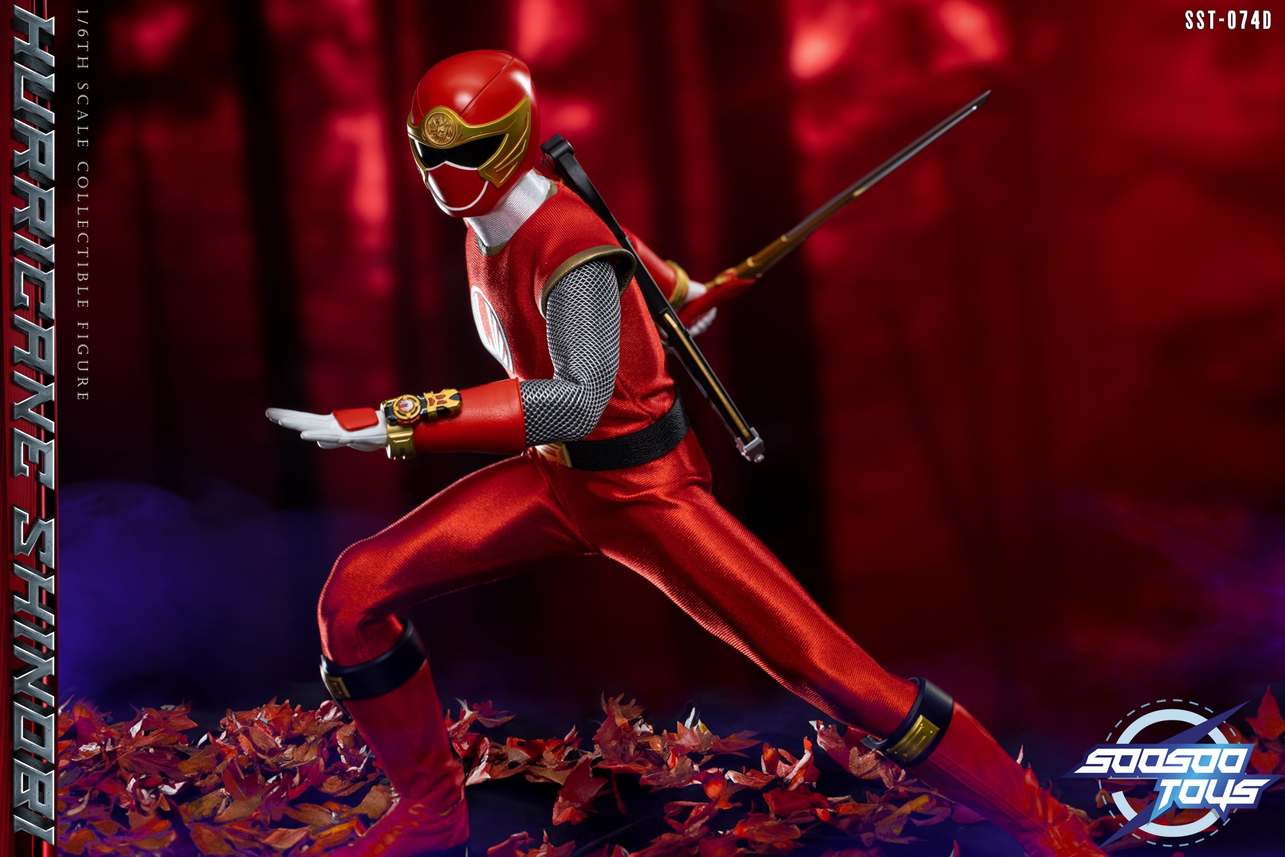 Pre order! Soosootoys SST074D Ninja Storm red ranger 1/6 power rangers toy