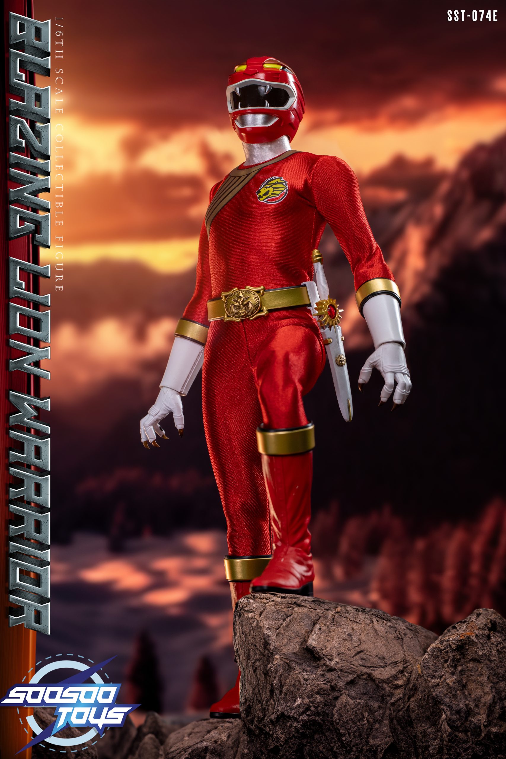 Pre order! Soosootoys SST074E Wild Force red ranger 1/6 power rangers toy