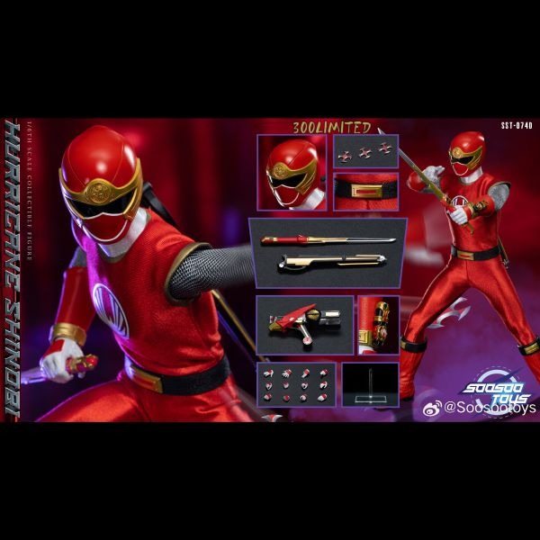 Pre order! Soosootoys SST074ABCDE Deluxe Set 1/6 power rangers toy