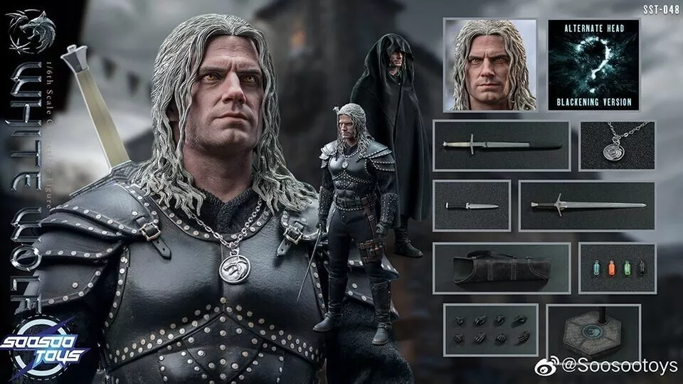 Soosootoys SST-048 1/6 The Witcher The White Wolf Geralt l