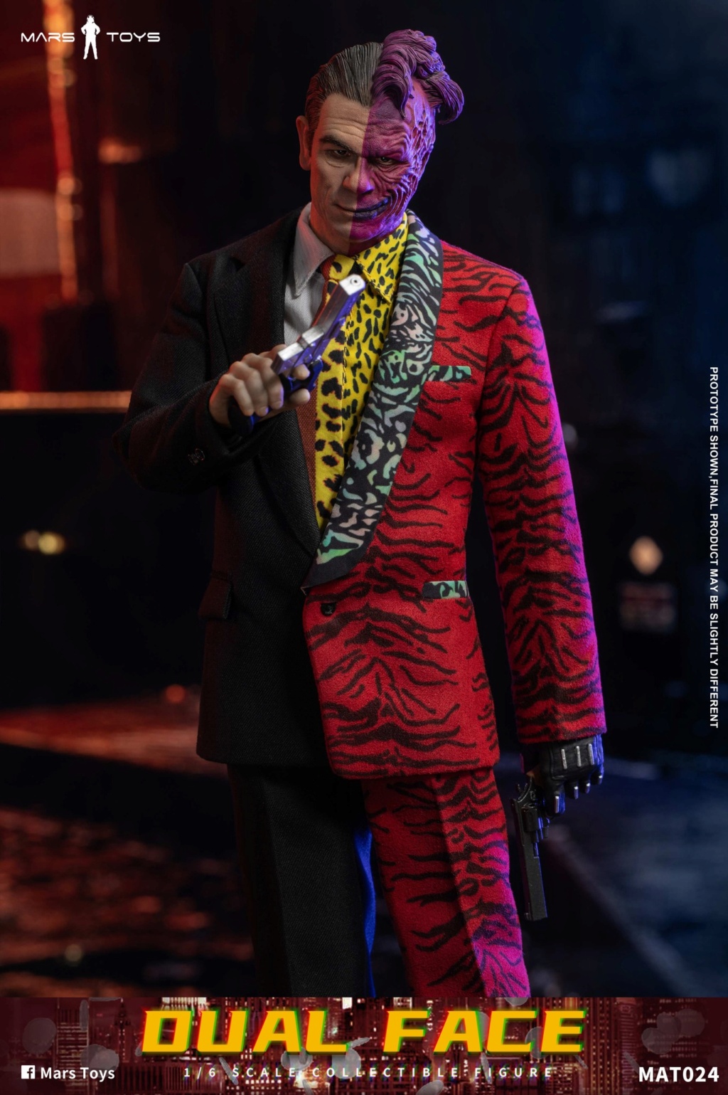In Stock! MARS TOYS 1/6 Two Face MAT024 Harvey Dent Batman Figure