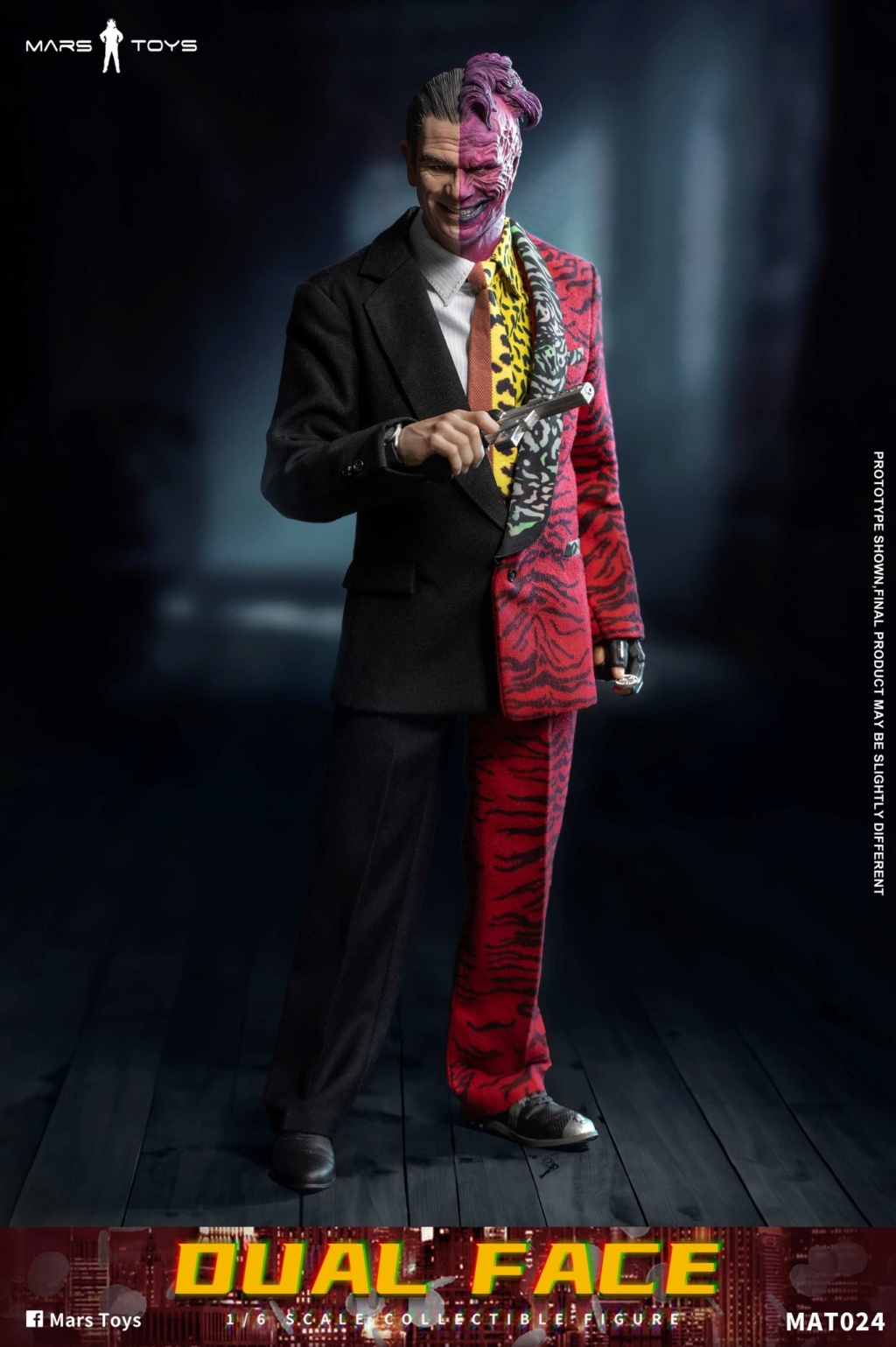 In Stock! MARS TOYS 1/6 Two Face MAT024 Harvey Dent Batman Figure