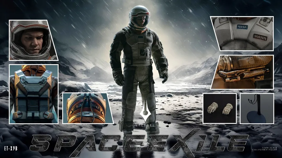 Pre order! Interstellar Matt Damon ETERNAL ET-X9B 1/6 Martian Figure astronaut