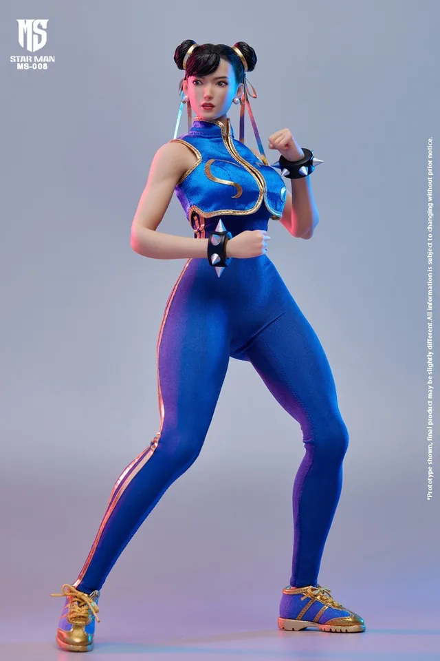 STAR MAN MS-008B Chunli 1/6 Female Street Fighter Collectible Figure