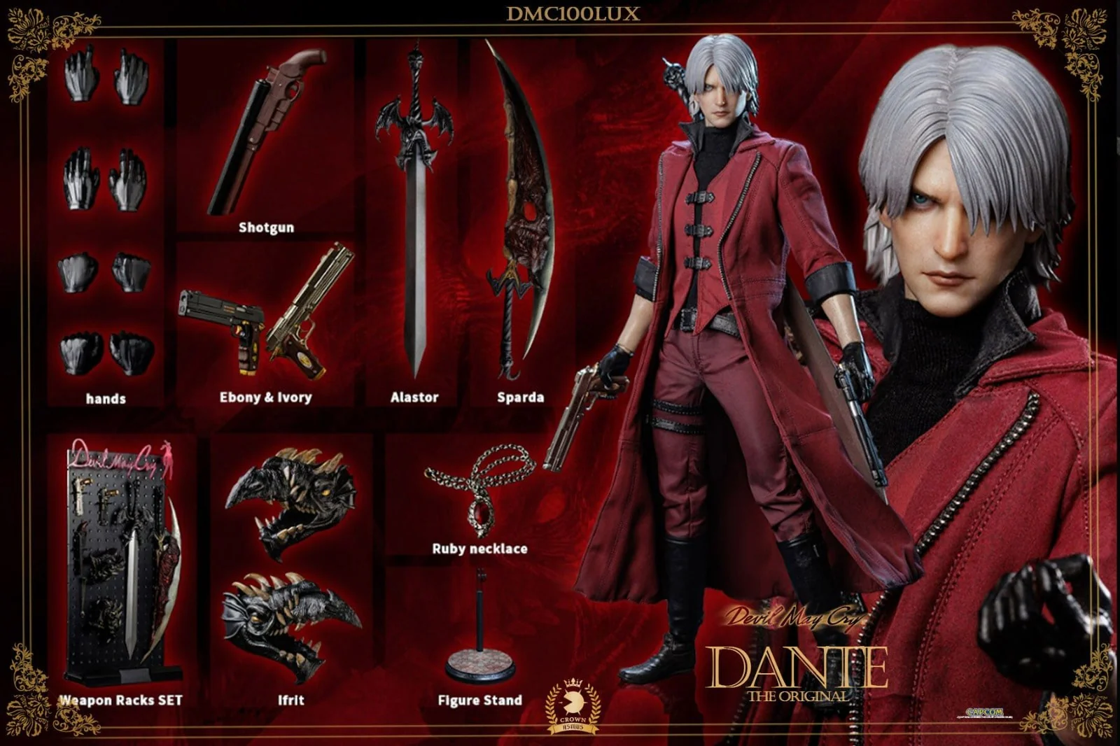 In Stock! Devil May Cry 1 Dante Deluxe Asmus Toys 1/6 DMC100LUX ps2 ff figure