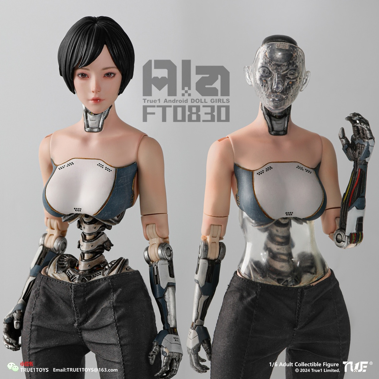 In Stock! Android Ala humandroid True1Toys FT0830 1/6 droid female figure 