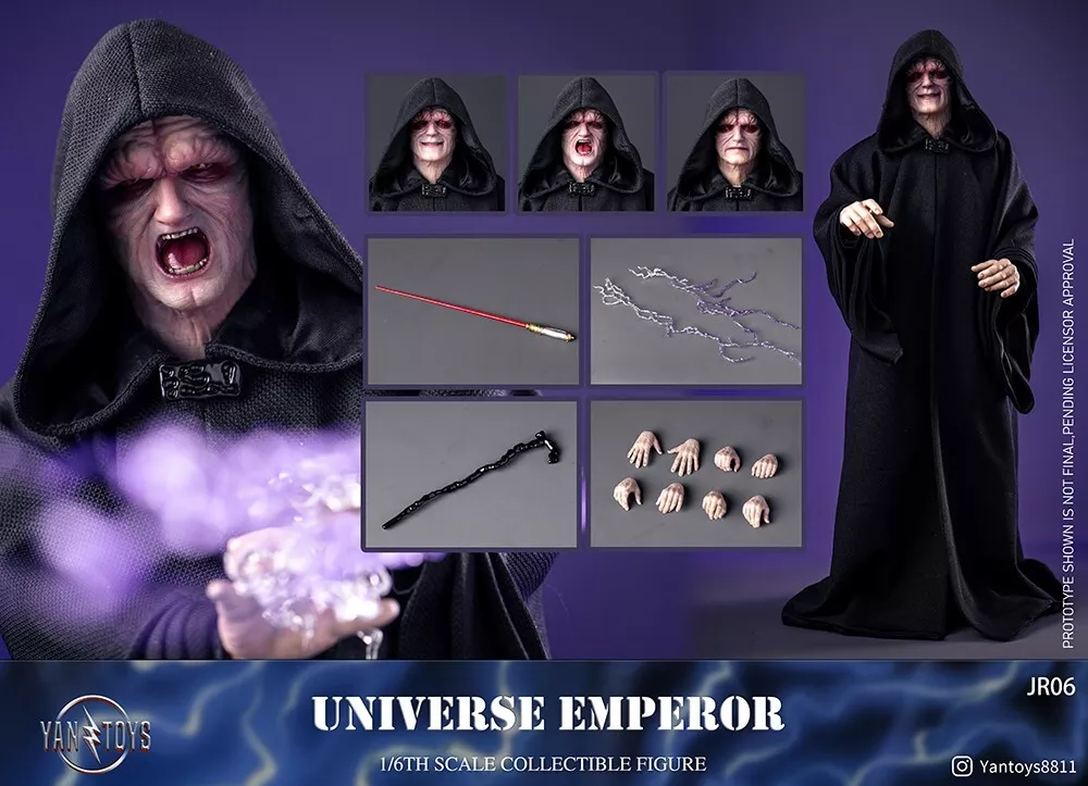 Yantoys JR06 1/6 Universe Emperor Palpatine Star Wars Figure 