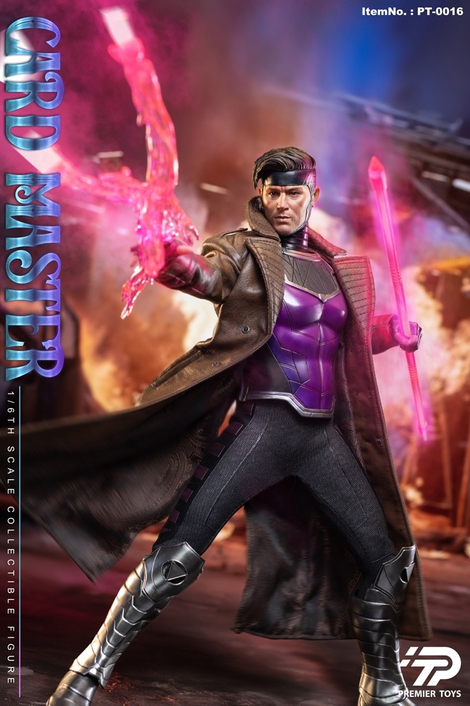 Pre Order! Premier Toys  PT-0016 Gambit Marvel 1/6 Card Master