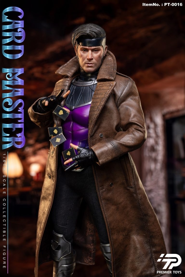 Pre Order! Premier Toys  PT-0016 Gambit Marvel 1/6 Card Master