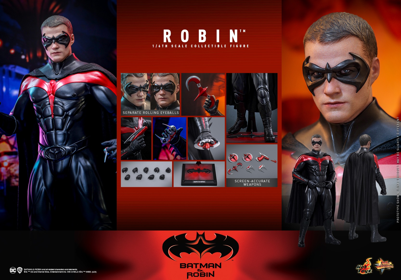 Pre order! Hot Toys "Batman & Robin" 1/6th scale Robin Collectible Figure