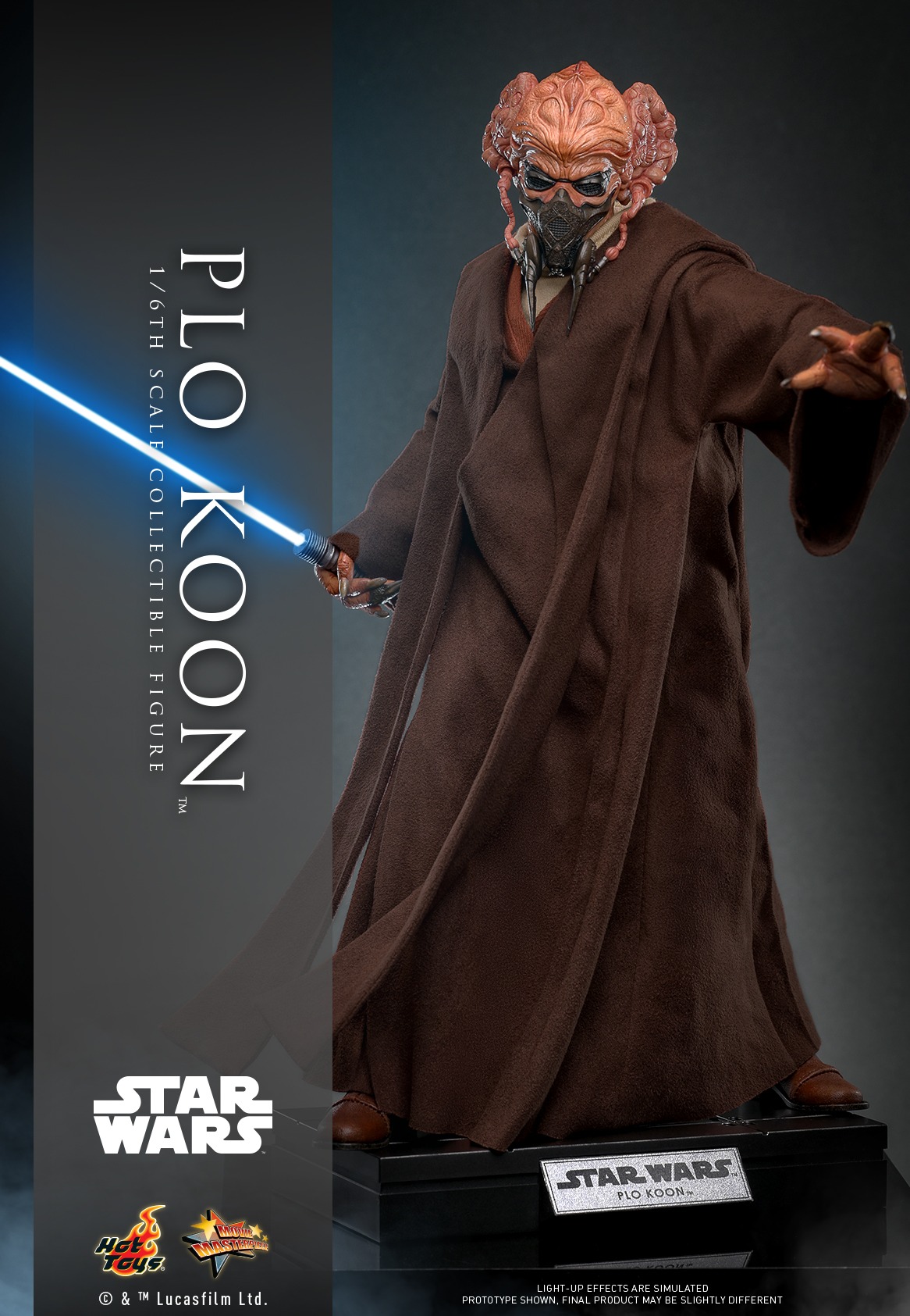 In stock! Hot Toys MMS785 Plo Koon Star Wars Revenge of the Sith 1/6 scale Collectible Figure