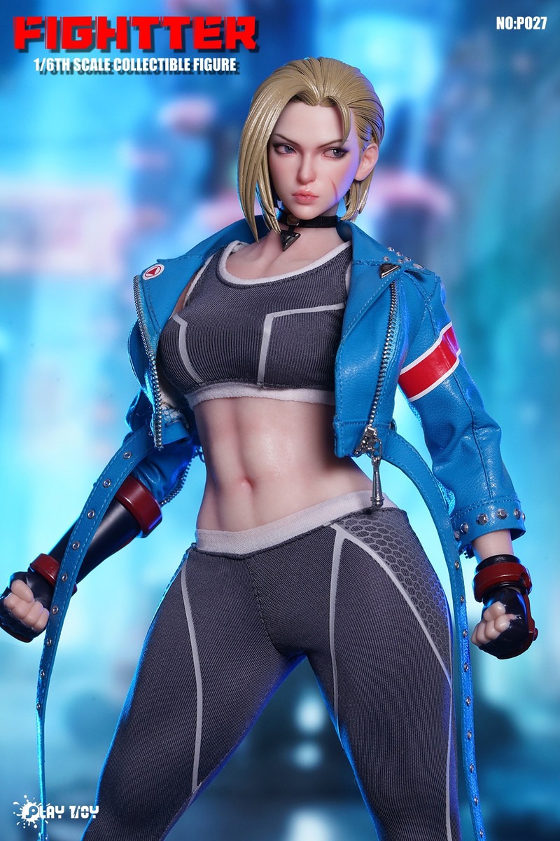 Pre Order! PLAY TOY P027 1/6 Street Fighter Female Warrior Cammy White Figure 