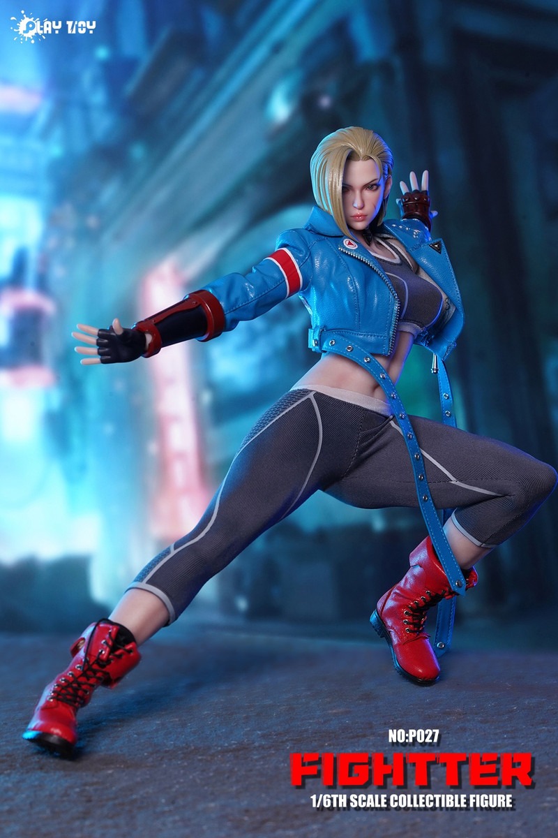 Pre Order! PLAY TOY P027 1/6 Street Fighter Female Warrior Cammy White Figure 