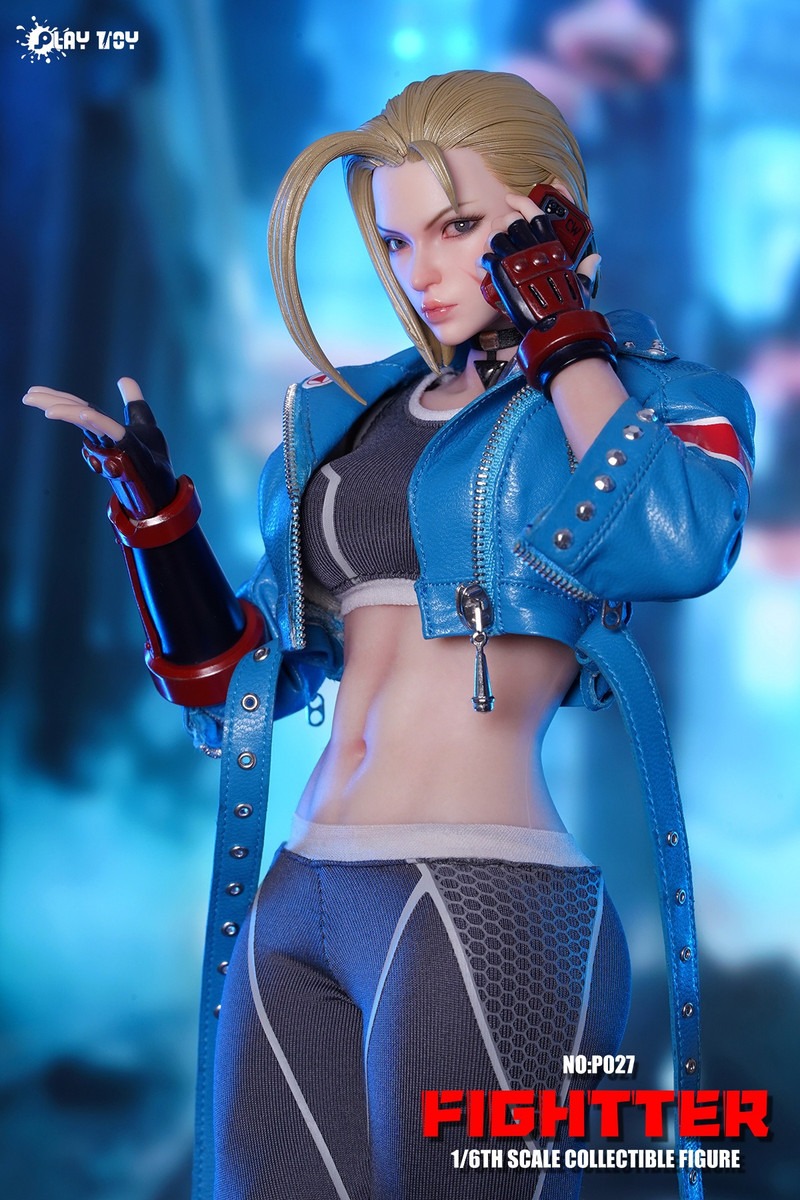 Pre Order! PLAY TOY P027 1/6 Street Fighter Female Warrior Cammy White Figure 