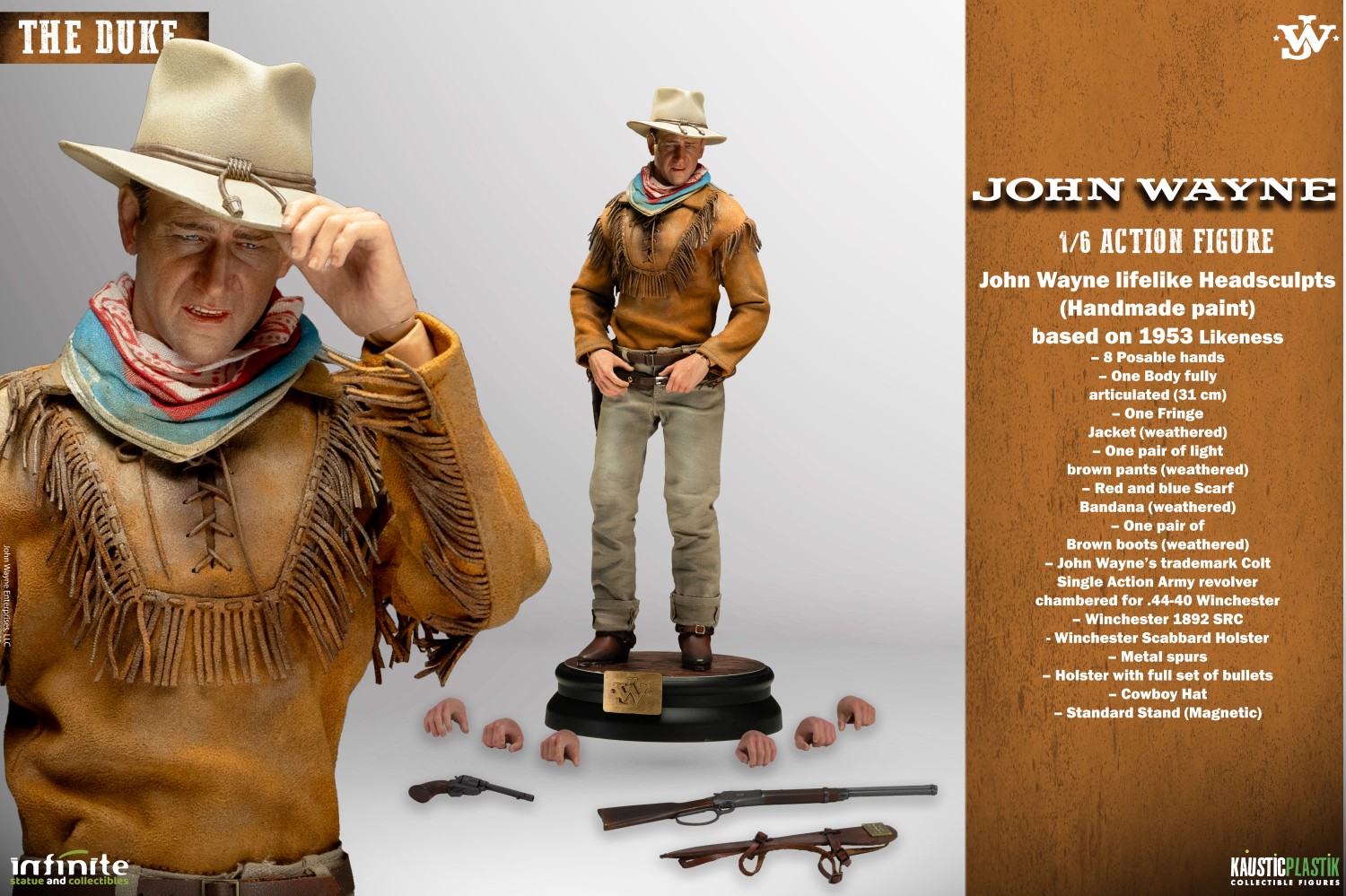 Pre order! Infinite Statue John Wayne version Deluxe 1/6 - The Duke 1953