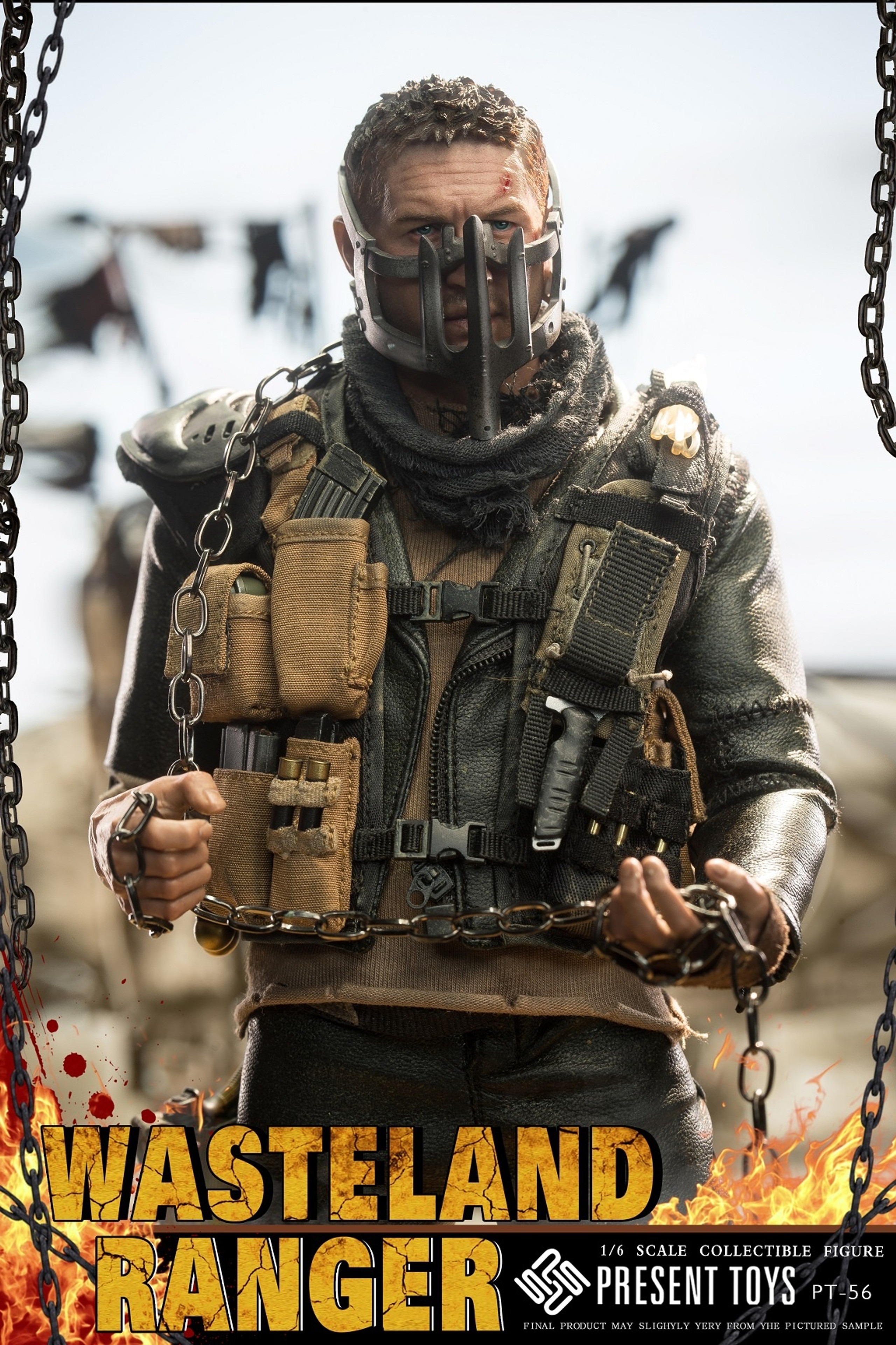 Present Toys Pt-sp56 1/6 Wasteland Ranger MadMax 4 Figure