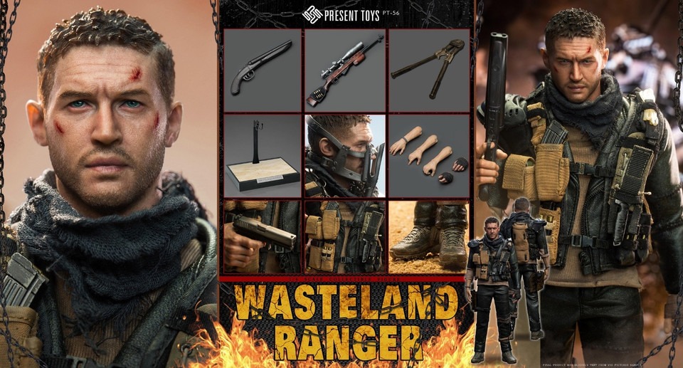 Present Toys Pt-sp56 1/6 Wasteland Ranger MadMax 4 Figure