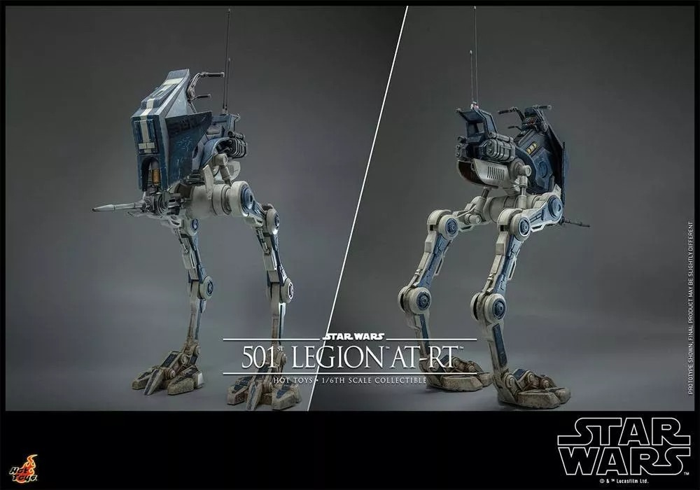 Hot Toys TMS090 Star Wars: The Clone Wars Collectible Action Figure 1/6 501st Legion AT-RT 64cm