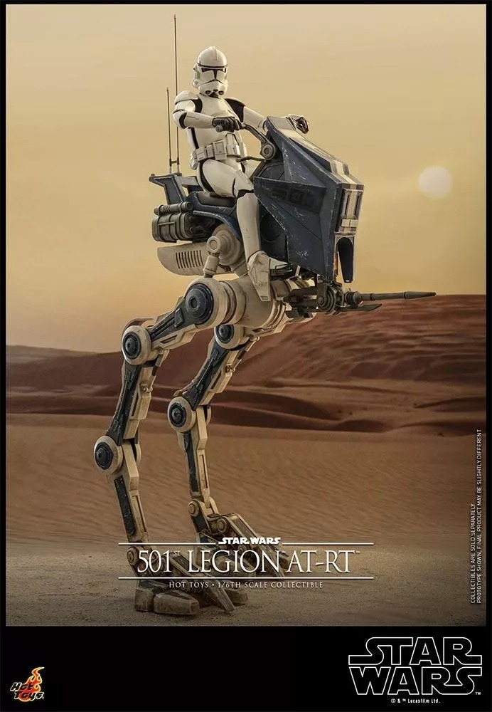 Hot Toys TMS090 Star Wars: The Clone Wars Collectible Action Figure 1/6 501st Legion AT-RT 64cm