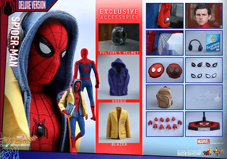 Hot Toys MMS426 Spider-Man Homecoming 1/6 Deluxe