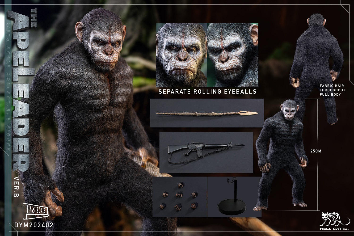Pre order! Hellcat DYM202402-A / DYM202402-B / DYM202402-C 1/6 Ape Leader