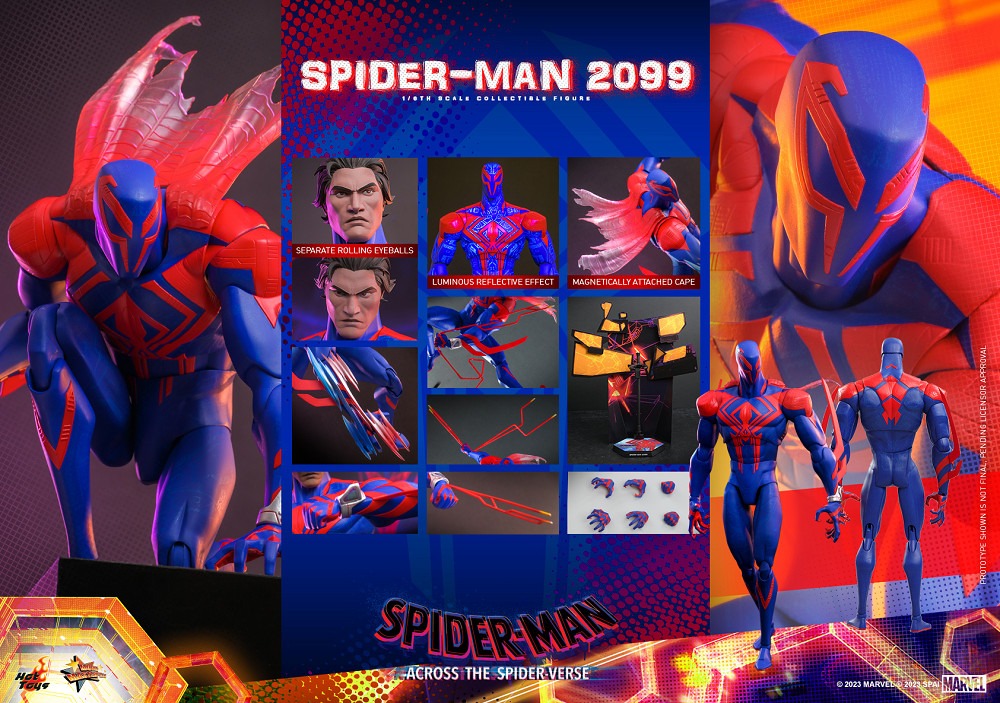 Hot Toys MMS711 Spider Man 2099 Spider-Man: Across the Spider-Verse 1/6 figure