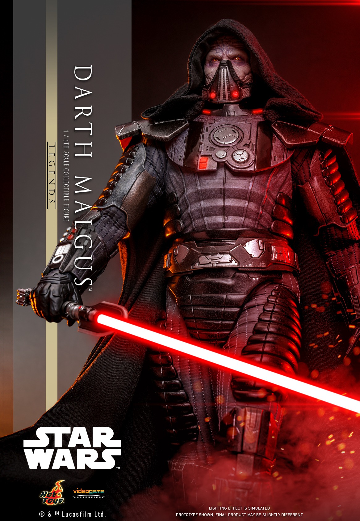 Pre order! Hot Toys VGM70 Star Wars Darth Malgus 1/6 Figure