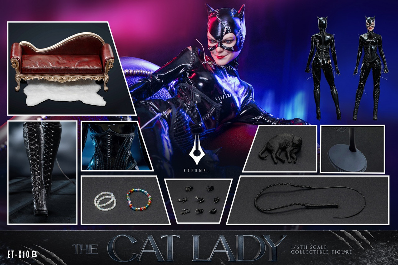 In Stock! ETERNAL ET-X10B 1/6 Catwoman Selina Kyle Batman Figure Deluxe Version