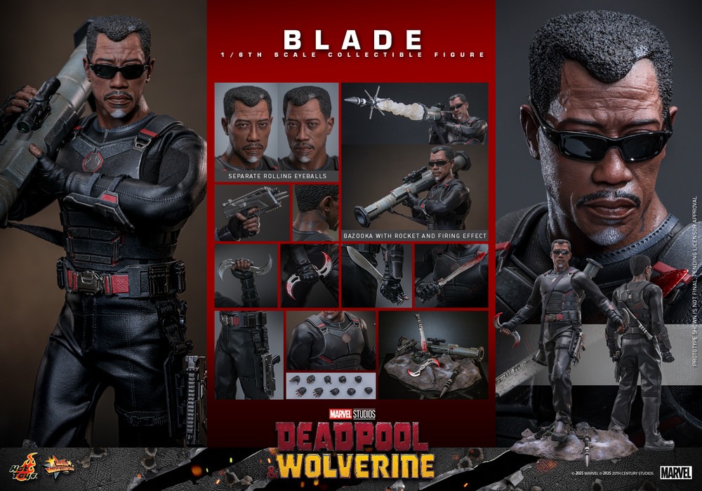 Pre Order! Hot Toys MMS791 Blade - Deadpool & Wolverine COLLECTOR EDITION