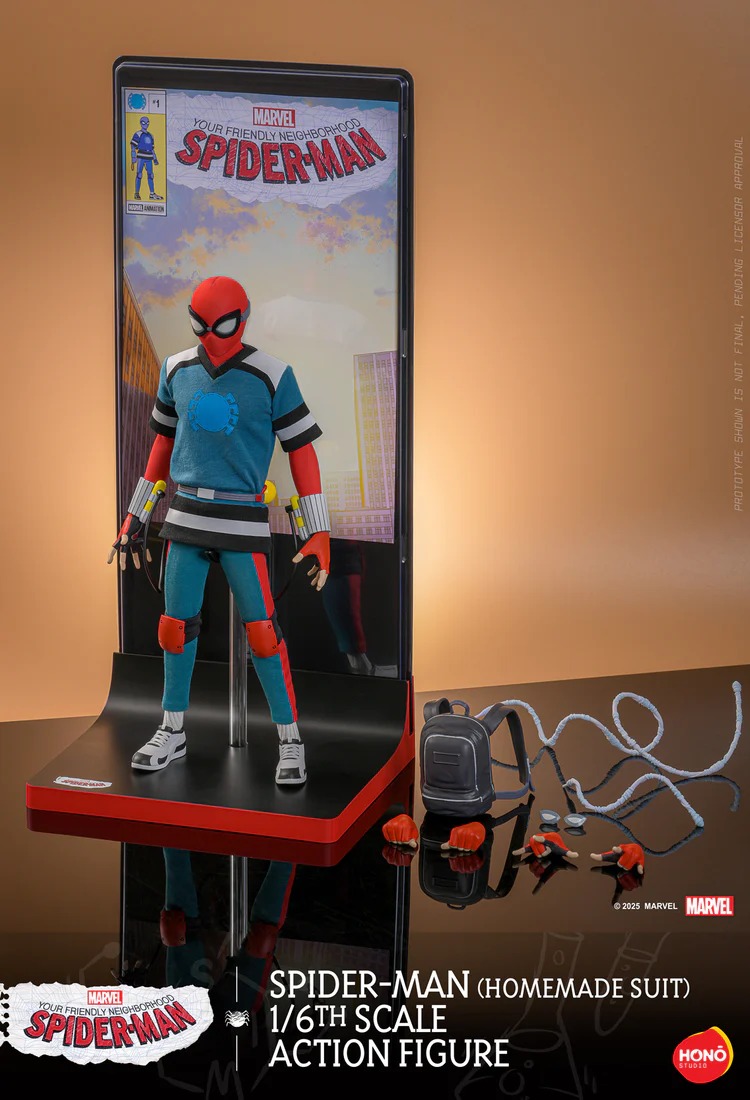Pre Order! Hot Toys HONŌ STUDIO HS07 Your Friendly Neighborhood Spider-Man: Spider-Man (Homemade Suit) 1/6 Figure