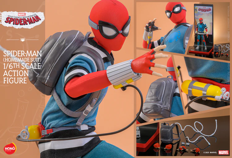 Pre Order! Hot Toys HONŌ STUDIO HS07 Your Friendly Neighborhood Spider-Man: Spider-Man (Homemade Suit) 1/6 Figure