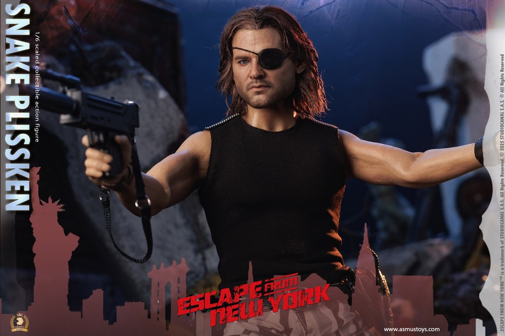 Pre Order! ASMUS TOYS CRW004AH 1/6 SNAKE PLISSKEN (Real Hair) Version Figure