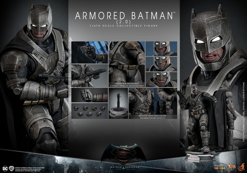 Pre Order! Hot Toys MMS742D62 1/6 Armored Batman (2.0) Batman v Superman: Dawn of Justice