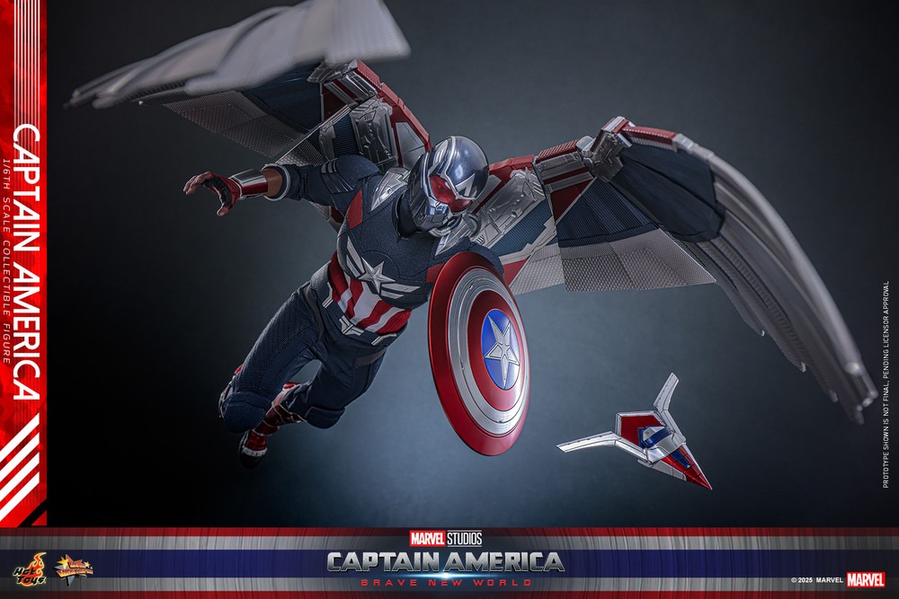 In Stock! Hot Toys MMS779 Captain America Brave New World 1/6 Collectible Figure
