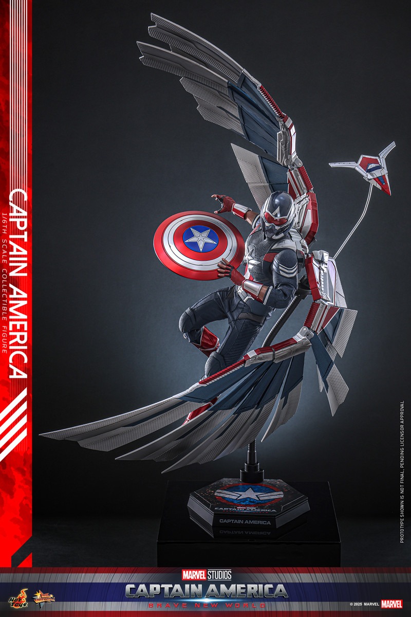 In Stock! Hot Toys MMS779 Captain America Brave New World 1/6 Collectible Figure