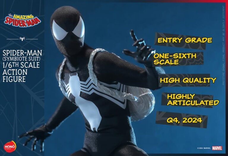 Hot Toys Hono Studios HS04 Spider-Man (Symbiote Suit) 1/6 Action Figure  