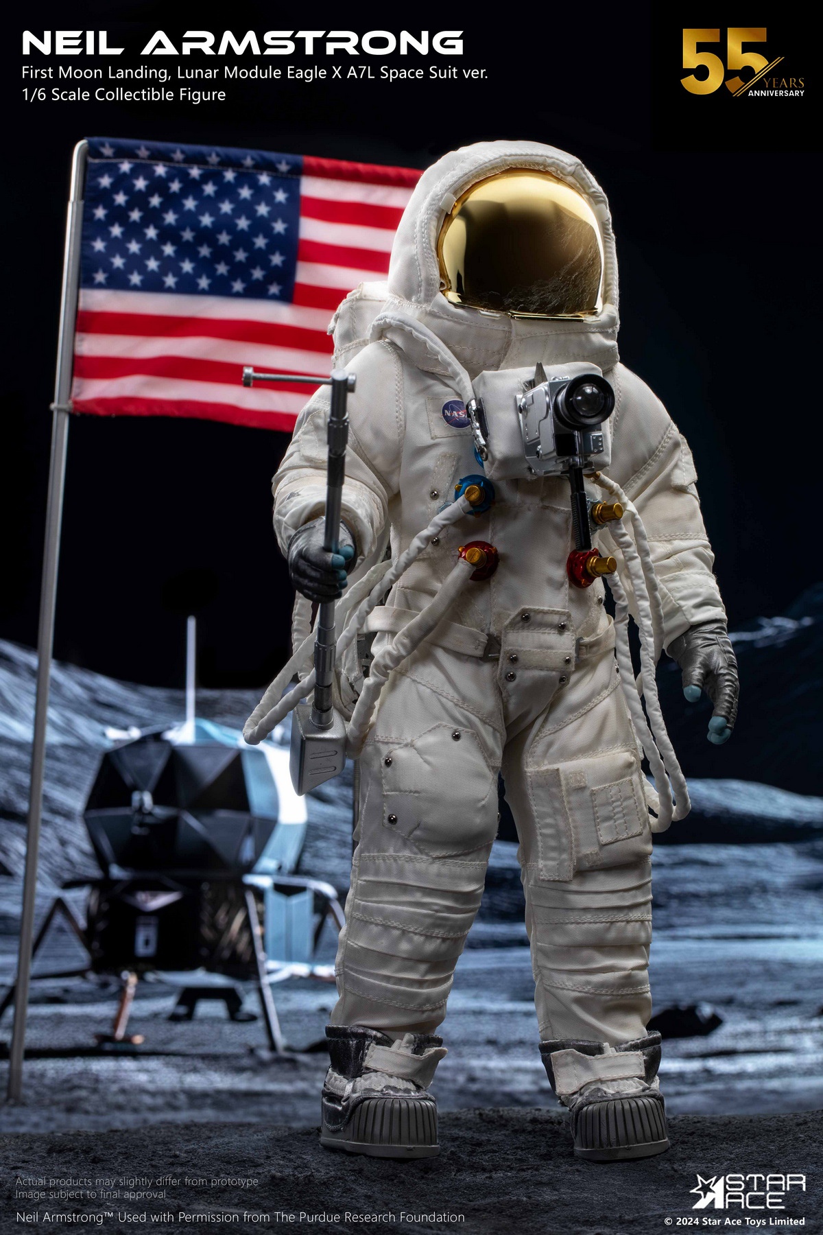 In Stock! STAR ACE Toys 1/6 Neil Armstrong Apollo 11 SA0141 NX Normal Version