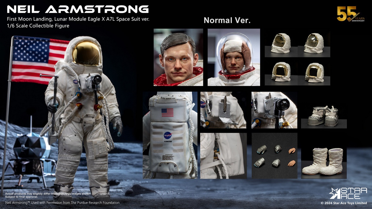 In Stock! STAR ACE Toys 1/6 Neil Armstrong Apollo 11 SA0141 NX Normal Version