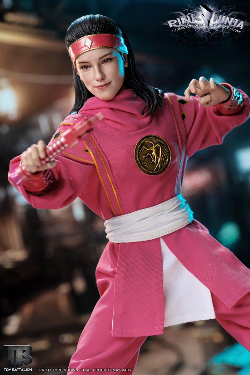 TOYS BATTALION TB018 1/6 Pink Ninja Might Morphin Power Rangers Figure 