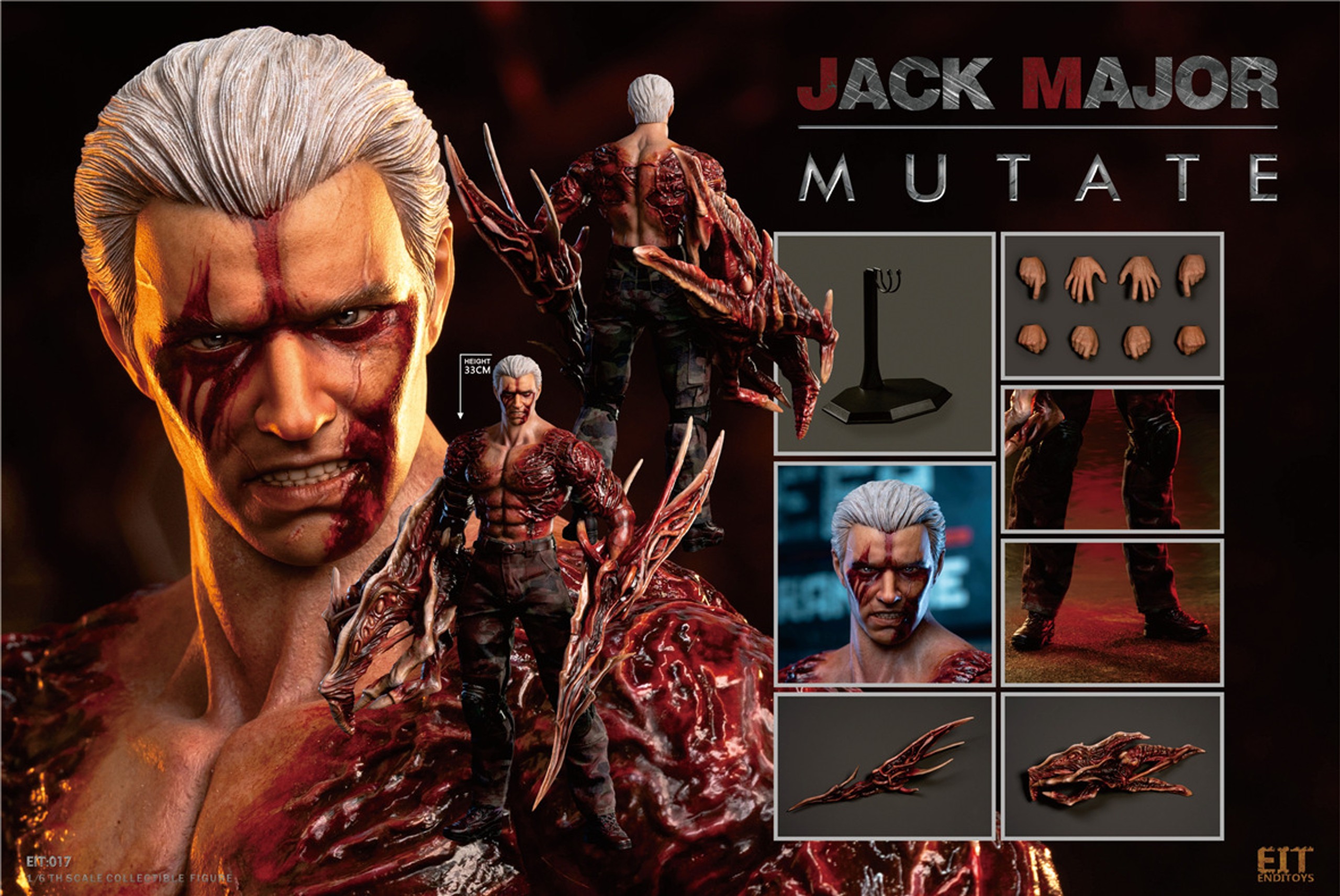 In Stock! END I TOYS EIT017 1/6 Major Jack Krauser Resident Evil Figure Toy