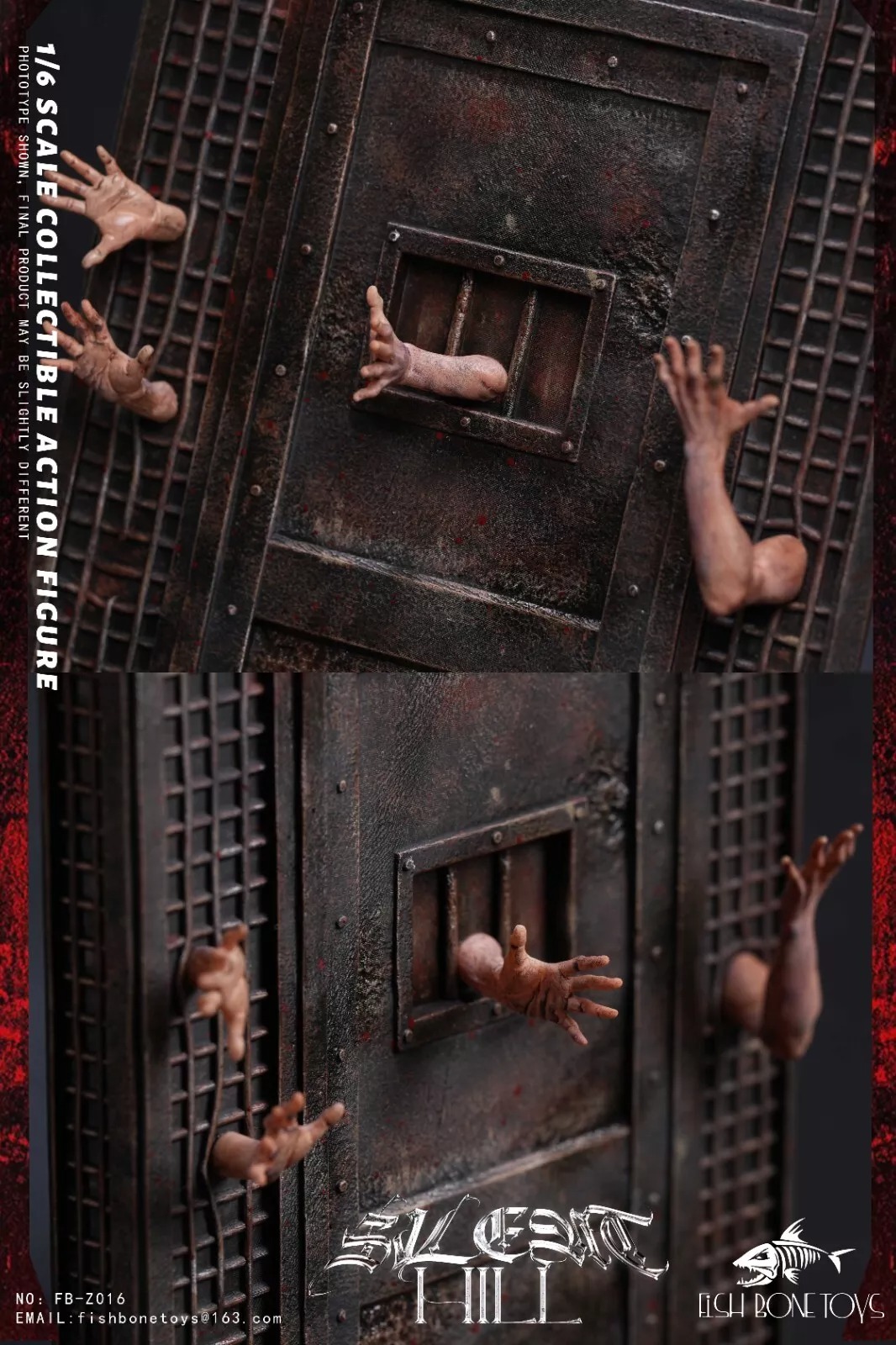 In Stock! FISH BONETOYS FB-Z016 1/6 Silent Pyramid Head The Hill Action Figure