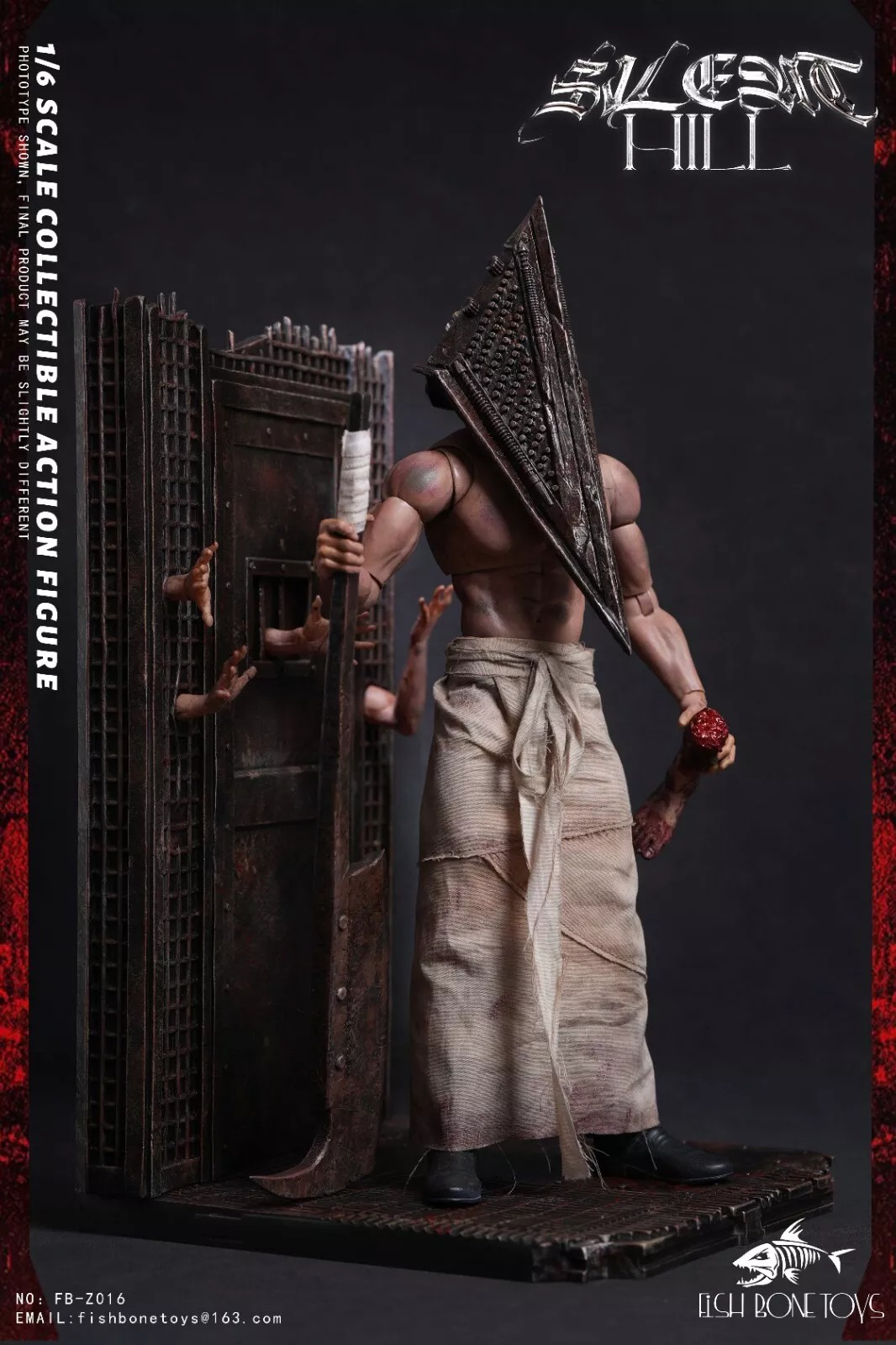 In Stock! FISH BONETOYS FB-Z016 1/6 Silent Pyramid Head The Hill Action Figure