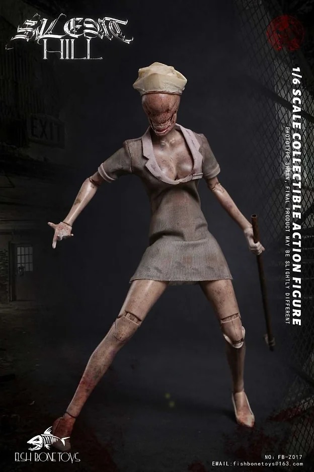 In Stock! FISH BONETOYS FB-Z017 Silent Hill Pyramid Head and Nurse 1/6 Figure