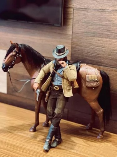 1/6 Mr.Z Hanoverian Horse Animal Resin Toy Figure fit Last Of Us Red dead redemption 