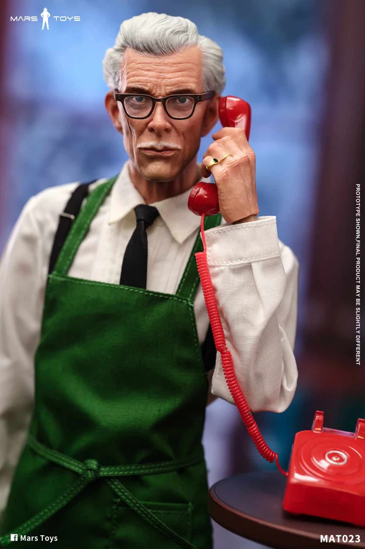 In Stock! Mars Toys MAT023 1/6 Bat Man 1966 Butler Alfred Action Figure