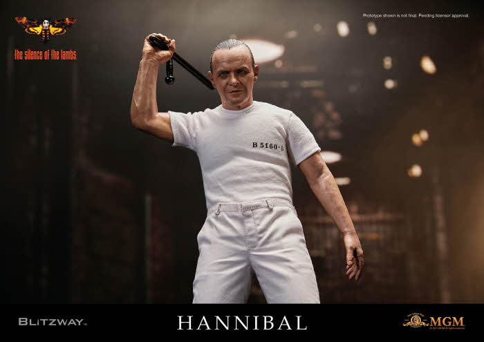 In stock! Blitzway The Silence of the Lambs Hannibal Lecter White Prison Uniform ver
