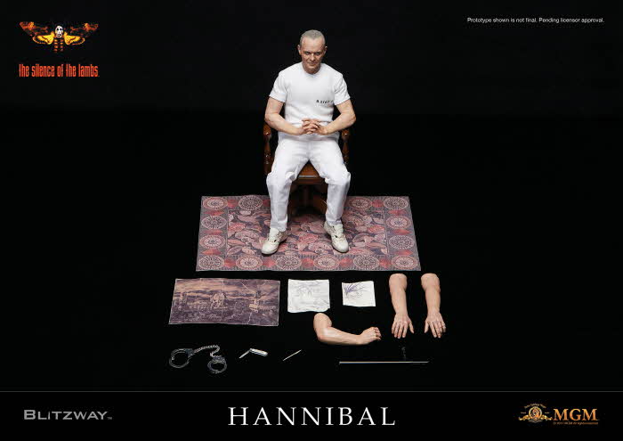 In stock! Blitzway The Silence of the Lambs Hannibal Lecter White Prison Uniform ver
