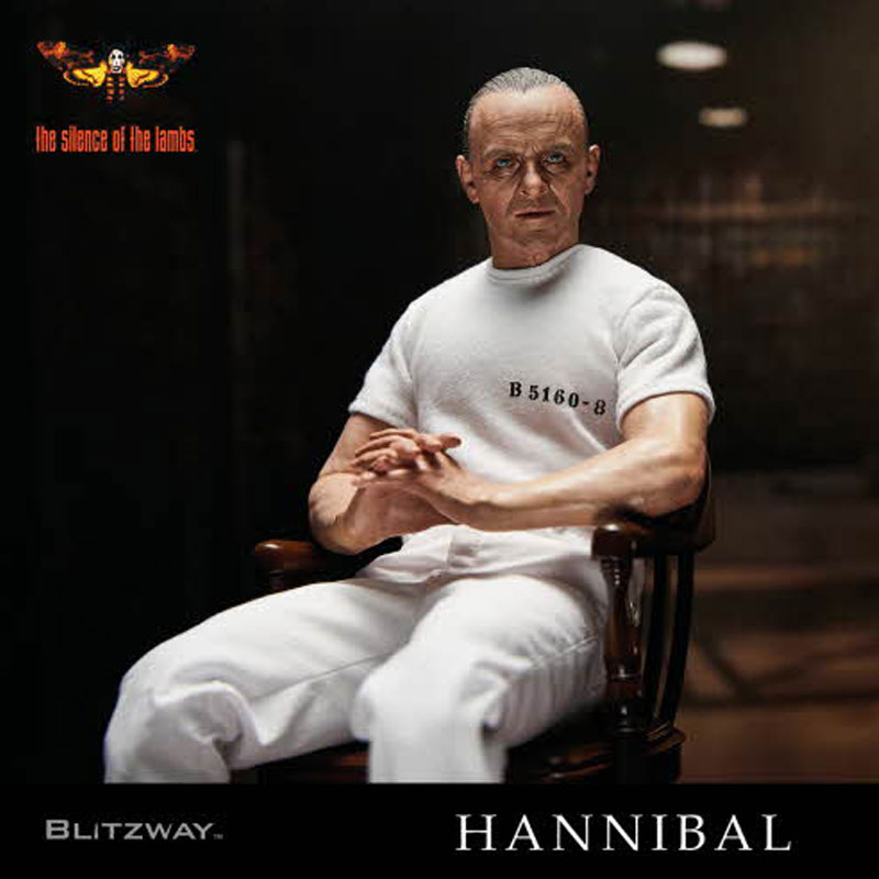 In stock! Blitzway The Silence of the Lambs Hannibal Lecter White Prison Uniform ver
