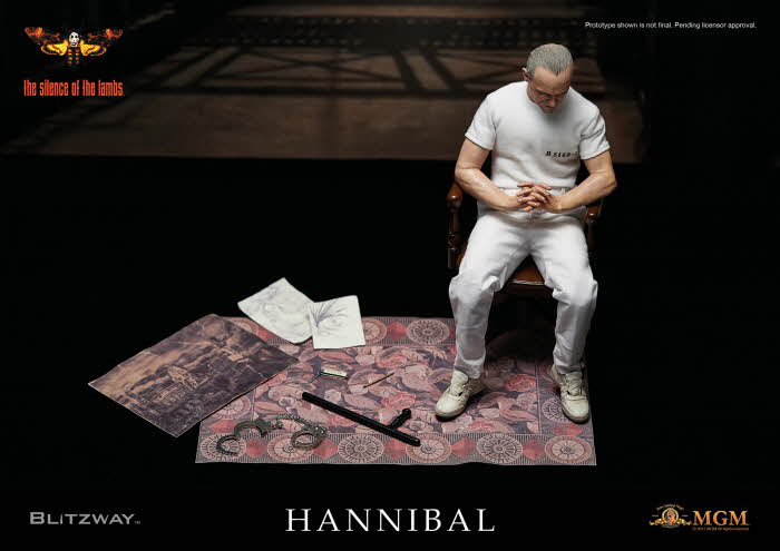 New! Blitzway The Silence of the Lambs Hannibal Lecter White Prison Uniform ver